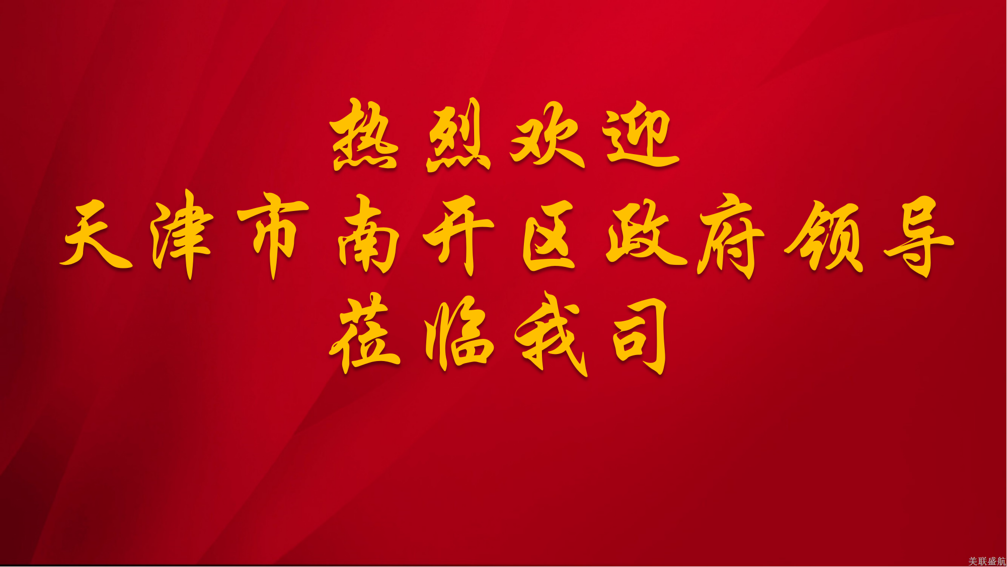 政企同心共度经济寒冬——美联盛航热烈欢迎南开区政府领导莅临我司指导交流